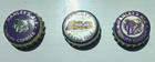 3 Different Hanley s Ale Bottle Caps  2  Bulldogs Providence Ri Cork Conetop Can