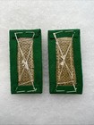 Ww2 German Army Mountain Troop Waffenrock Tab Set  ee788