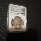   rare   2017 Us Palladium Eagle Pd  25  high Relief   fdoi  - Ngc Ms70