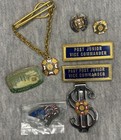 Vtg Vfw Norristown Pa Post 1804 Officer Lot 1 5 1 10 10k Gf Pins Bars Accs 8 Pc