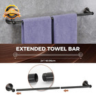 Bathroom Towel Bar Accessories Set   oil Rubbed Bronze Bathroom Hardware Set  Incl