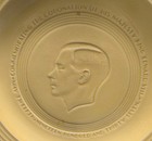  1937 Edward Viii Coronation 10  Commemorative Plate     Rare Yellow Hue