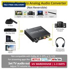 Prozor Optical To Rca Adapter 192khz Audio Dac Adjustable Volume Amp Converter