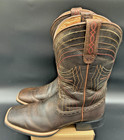 Genuine Ariat Sport Wide Square Toe Boots Men s Size 9d Brown Style 10010963
