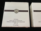 New Unopened - Lot Of Two 29 Vintage Cream Powder Foundation