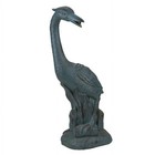 Heron Pond Spitter Durable Resin Weatherproof Decoration Aeration Green Outdoor