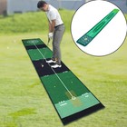 Golf Putting Indoor Golf Hitting Mat Green Mat Golf Practice Training Aid Equipm