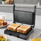 Baker s Friend Mini Panini Press Electric Griddle  2 Slices Of Panini Grill Pres
