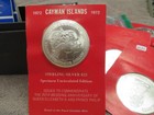 1972 Cayman Islands -  25 Sterling Silver Specimen Commemorative Coin Bu Unc
