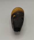 Vintage Aboriginal Myall Wood Wombat Carving Yalata Sa C1978   Original Postcard