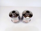 Pair Vintage Vet Anesthesia Co2 Soda Lime Absorber Canisters Chrome Medical