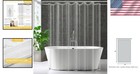 Extra Long Clear Plastic Shower Curtain Liner 54  X 79  - Modern Water Repellent