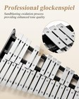 Professional 32 Note Glockenspiel Xylophone Bell Kit Percussion Kit With 8 In   