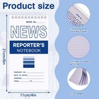 24 Pcs Reporters Notebooks Bulk 4 X 8 Inches Journalists Notebooks Top Bound    