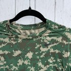 Nike Pro Combat Shirt Mens Medium Green Camo Compression Dri-fit Training