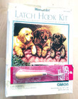 Vtg Latch Hook Kit Puppy Love Just Labs Rug Craft New Sealed By Caron Wonderart