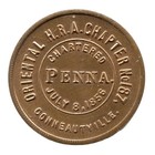 Vintage Masonic Oriental Chapter No  187 - Conneautville  Pa - Rb - Ec 10145