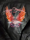 Vintage Womens Harley Davidson Leather Jacket Sz Large