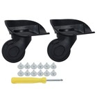 Fengshuiluck Travel Suitcase Carry On Luggage Spinner Wheels Replacement Left   