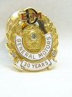 14 K Gold   Diamond General Motors Electro Motive Division Emd 30 Year Award Pin