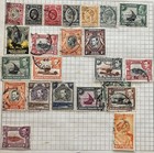 Kenya  Uganda   Tanganyika - Small Lot Of 30 Vintage Stamps On Old Album Pages