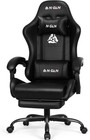 Video Gaming Chair With Footrest Lumbar Support For Home Office High Back Rec   