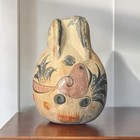 Vintage Tonala Pottery Mexican Folk Art Rabbit Signed