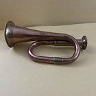 Vintage Handmade Cavalry Bugle Horn Made Of Brass   Copper 5    Long