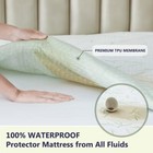 Bamboo Mattress Protector Extra Deep Pocket Breathable Waterproof Mattress Cover