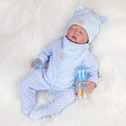 22  Realistic Reborn Baby Dolls Boy Doll Vinyl Silicone Sleeping Newborn Gifts