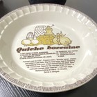 Vintage Country Harvest China Quiche Lorraine Pie Plate 11 Usa