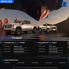 22818465 Front Left Driver Side Armrest Repair Kit Fit For Chevy Silverado 1500