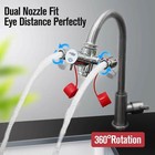 Eye Wash Unit Faucet Mounted Emergency Eyewash Stations For Sink Attachment