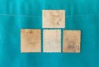 Antique Set Of 1860 New Brunswick Stamps   6-9 Used Vf Scott Value  127 50