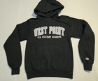 West Point Military Academy Black Sweatshirt Hoodie Size Small Embroidered