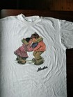 Vintage Alaska Shirt Eskimo Kiss Shirt Large Painting Artist 21 5x26 5