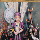 African American Boy Dressed In Traditional Clothing Black History Month Photo