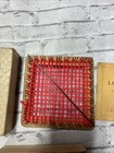 Vintage Loomette Wooden Weaving Loom W  Box   Instructions Cartercraft Studios