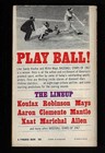Baseball Stars Of 1967  Koufax  Aaron  Frank Robinson  Mantle  Mays  Pb - Ex   