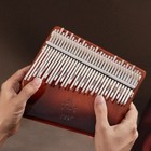 Kalimba 34 Keys Thumb Piano Veneer Beech Wood 34 Key Kalimba Finger Piano