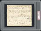 Zachary Taylor President Signed Autograph Letter Psa dna Authentic 
