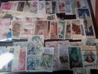 Vintage Lot Of 150   Postage Stamps - See Photos- Shipped  In Glassine For Free