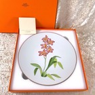 Hermes Paris Dinner Plate Jardin Des Orchidees No 4 Porcelain Tableware W box