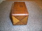 Antique Singer Oak Folding Sewing Machine Box   Loose Parts Pat  1889