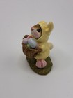 Wee Forest Folk  Easter Bunny Mouse  Yellow  M-082