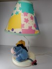 Vintage Disney Winnie The Pooh   Eeyore Plush Nursery Lamp Original Shade Dolly
