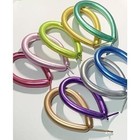 Globos Torcidos De Latex Metalicos 100 Piezas Giratorios Para Animales Fiestas