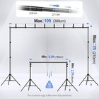 Emart Photo Video Studio Backdrop Support System Kit Carry Bag Small Scuff