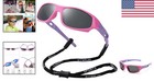 Comfortable Polarized Youth Sunglasses With Strap - Perfect For Active Kids 3-12