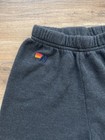 Kids Aviator Nation Smiley Design Charcoal Gray Size 6 Sweatpants 